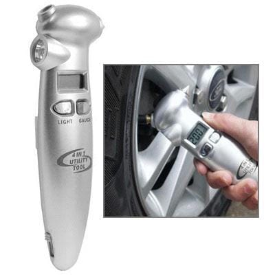 4 in 1  Digital LCD Tire Pressure Gauge Utility Tool