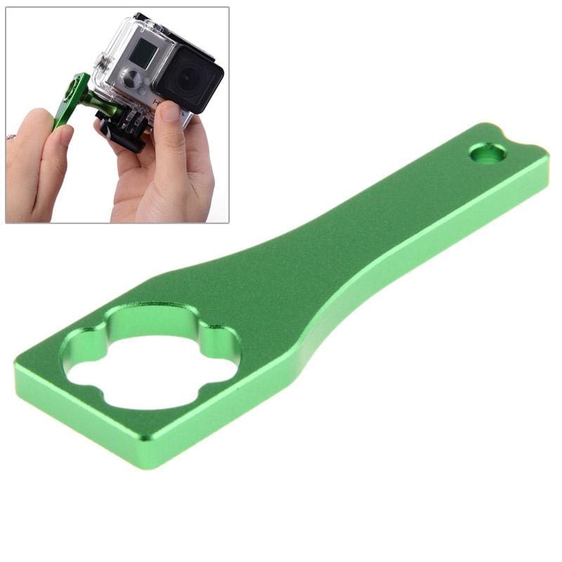 Metal Screw Rod Power Wrench Screw Cap Wrench Tools for GoPro  NEW HERO /HERO6   /5 /5 Session /4 Session /4 /3+ /3 /2 /1 (Green)