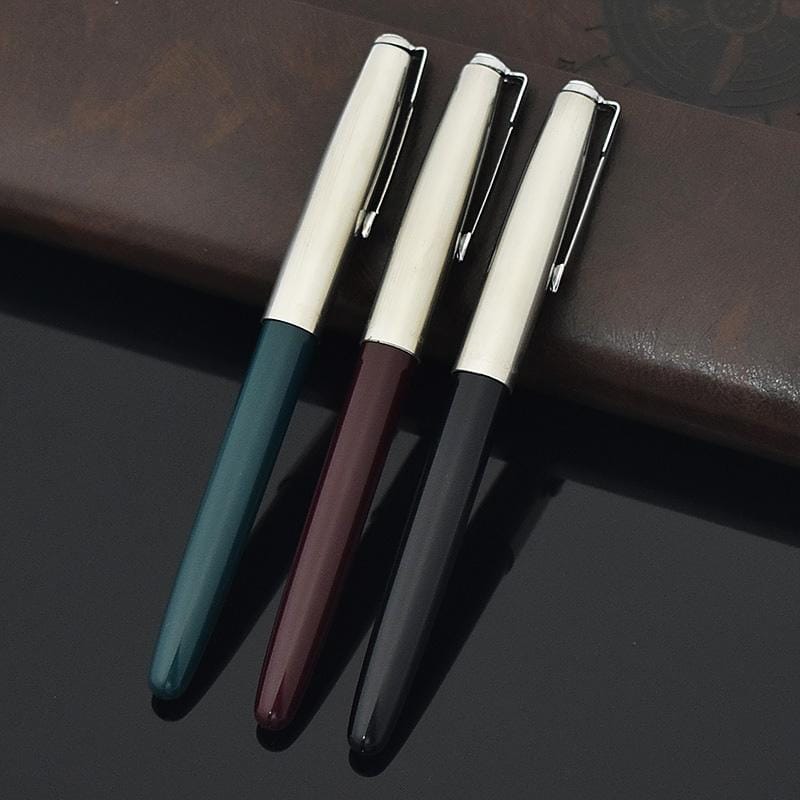 2 PCS Special Pen for Students Calligraphy Practice (Blackish green)