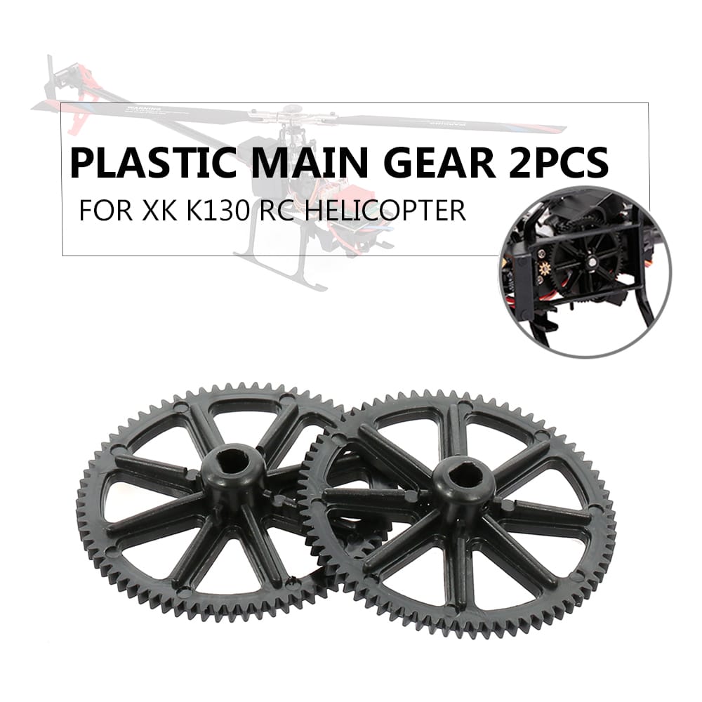 Plastic Main Gear 2PCS RC Helicopter Part for XK K130 RC