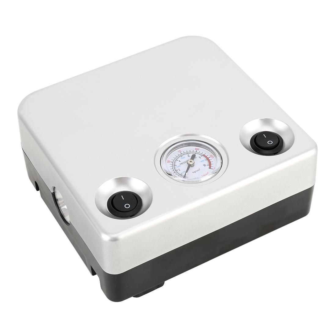 AC595 12V Portable Car Tire Pump Air Pump Tire Inflator with Light