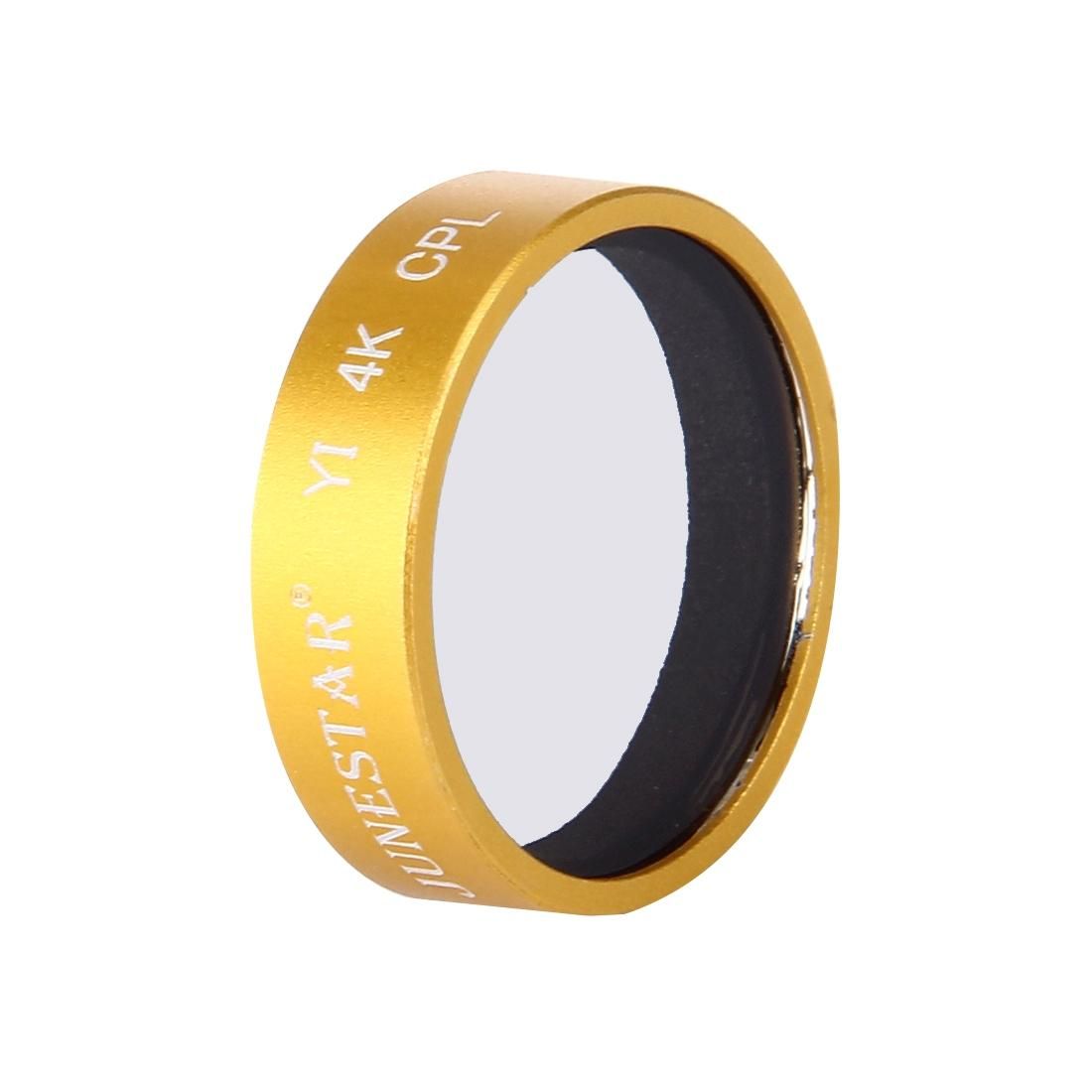 JUNESTAR for Xiaomi Xiaoyi Yi II 4K Sport Action Camera Proffesional CPL Filter (Gold)