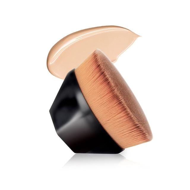 Petal Foundation Brush BB Cream Makeup Brushes Loose Powder Brush Flat Kit Pincel Maquiagem (Pink)
