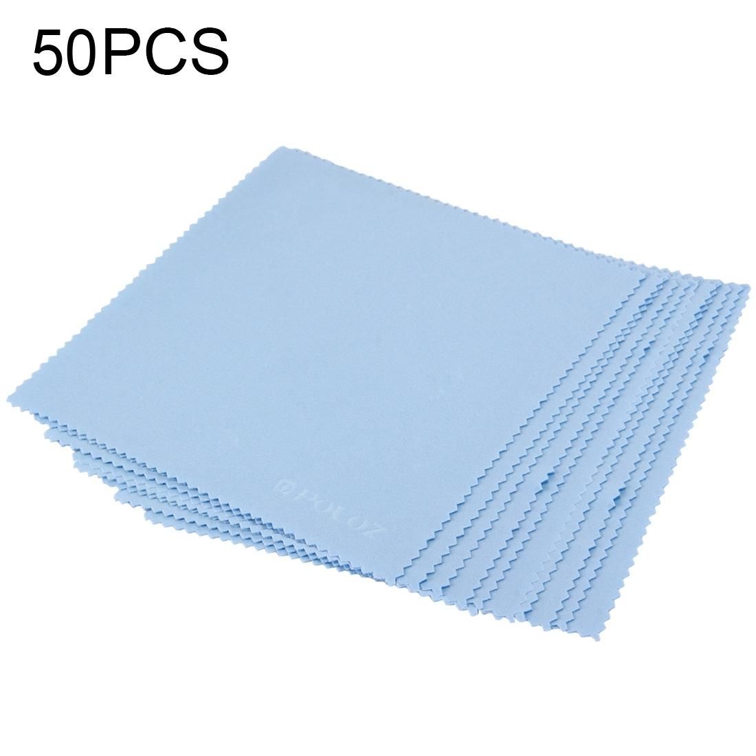 50 PCS PULUZ Soft Cleaning Cloth for GoPro HERO5 /4 Session /4 /3+ /3 /2 /1 LCD Screen, Tablet PC / Mobile Phone Screen, TV Screen, Glasses, Mirror, Monitor,  Camera Lens