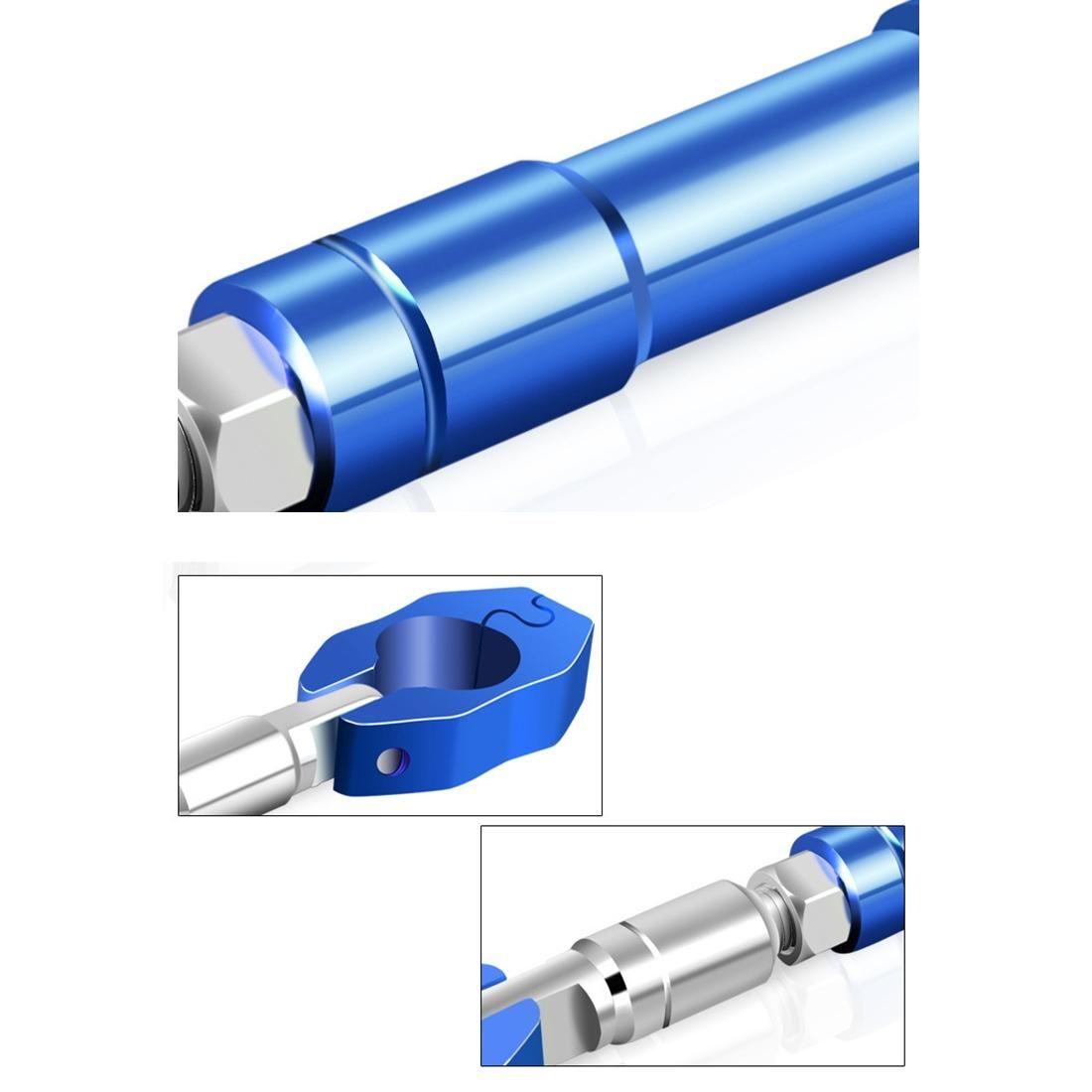 Motorcycle Aluminium Alloy Adjustable Reinforce Bar Balance Bar Motorbike Parts (Silver)