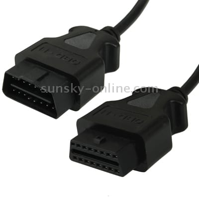 OBDII 16 Pin Male to 16 Pin Female Cable, Length: 10m