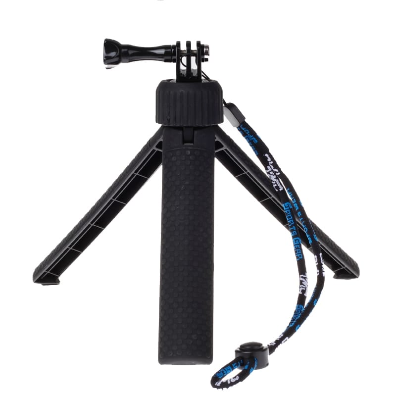 Portable Folding Tripod with Lanyard & Screw Rod for Xiaomi Yi Sport Camera