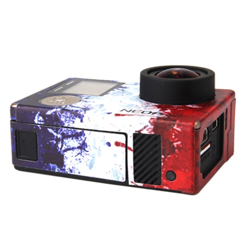NEOpine ST-4 France Flag Pattern Sticker for GoPro HERO4 (Style1)