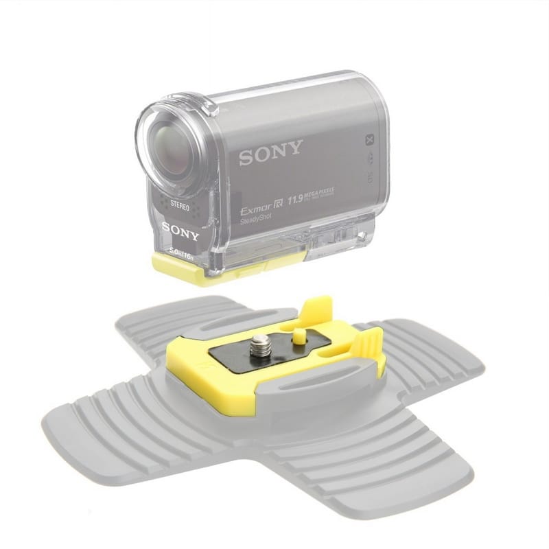2 PCS Dazzne DZ-S1 Quick Release Buckle Connection Mount for Sony Action Camera HDR-AS10 / AS15 / AS100V / AS30V