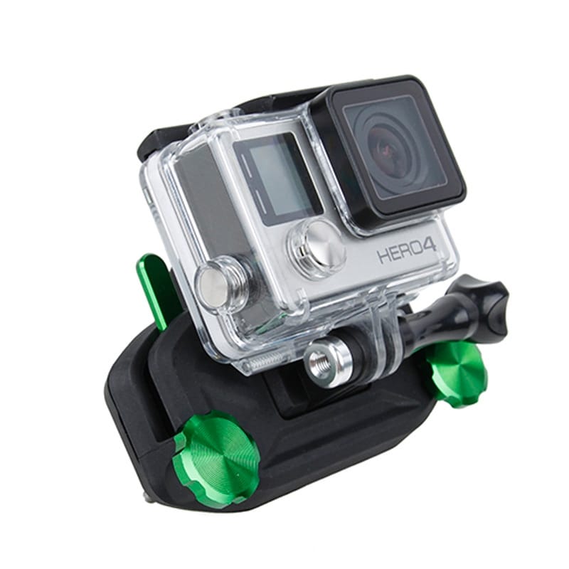 TMC HR331 Universal Strap Buckle Hanging Quickdraw Strap Mount set for GoPro HERO4 session /3+ /3 (Green)