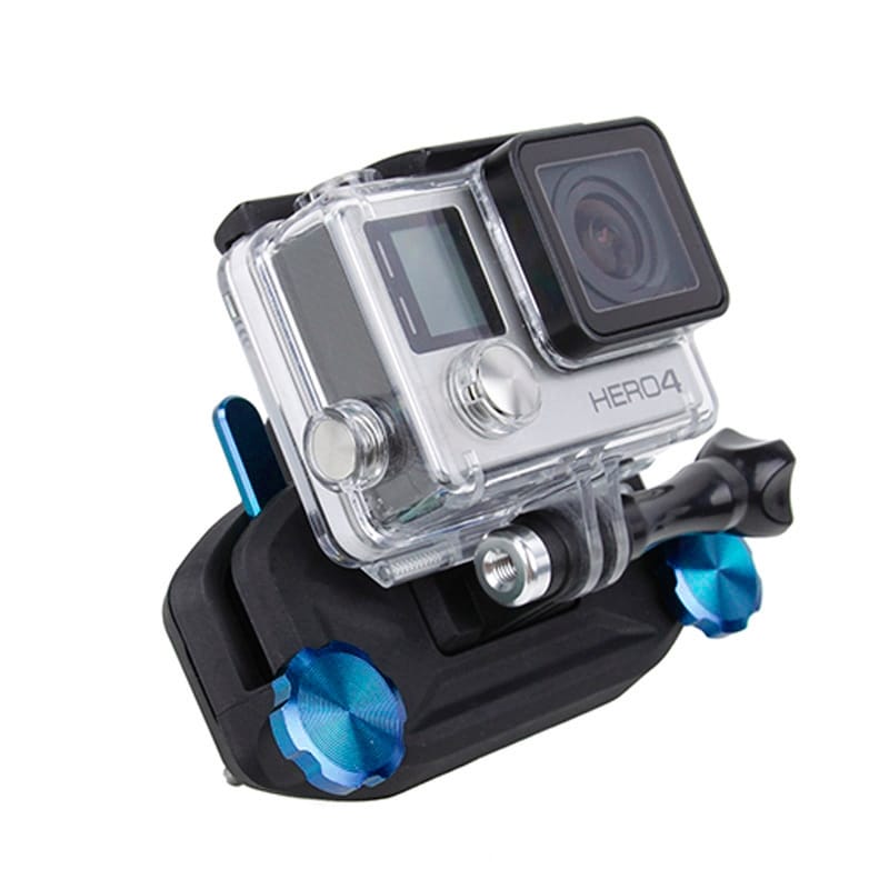 TMC HR331 Universal Strap Buckle Hanging Quickdraw Strap Mount set for GoPro HERO4 session /3+ /3 (Blue)