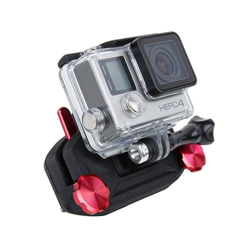 TMC HR331 Universal Strap Buckle Hanging Quickdraw Strap Mount set for GoPro HERO4 session /3+ /3 (Red)
