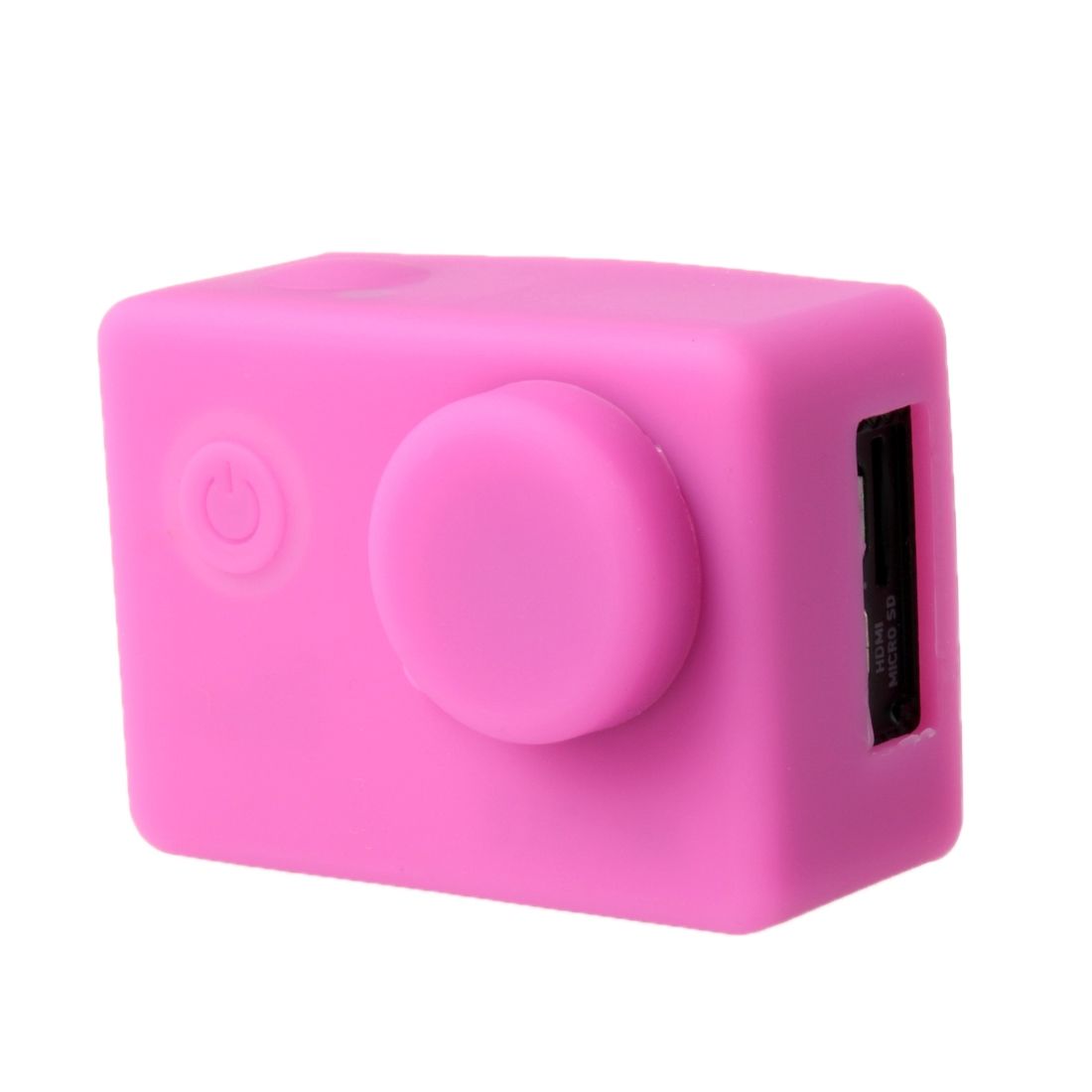 Silicone Gel Protective Case for SJCAM SJ4000 / SJ5000 Sport Camera (Pink)
