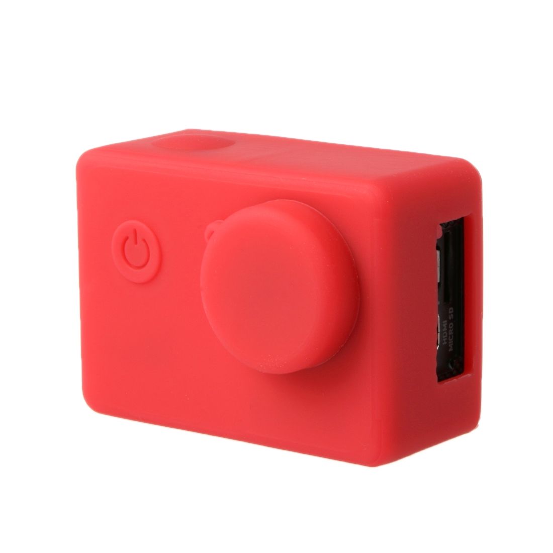 Silicone Gel Protective Case for SJCAM SJ4000 / SJ5000 Sport Camera (Red)