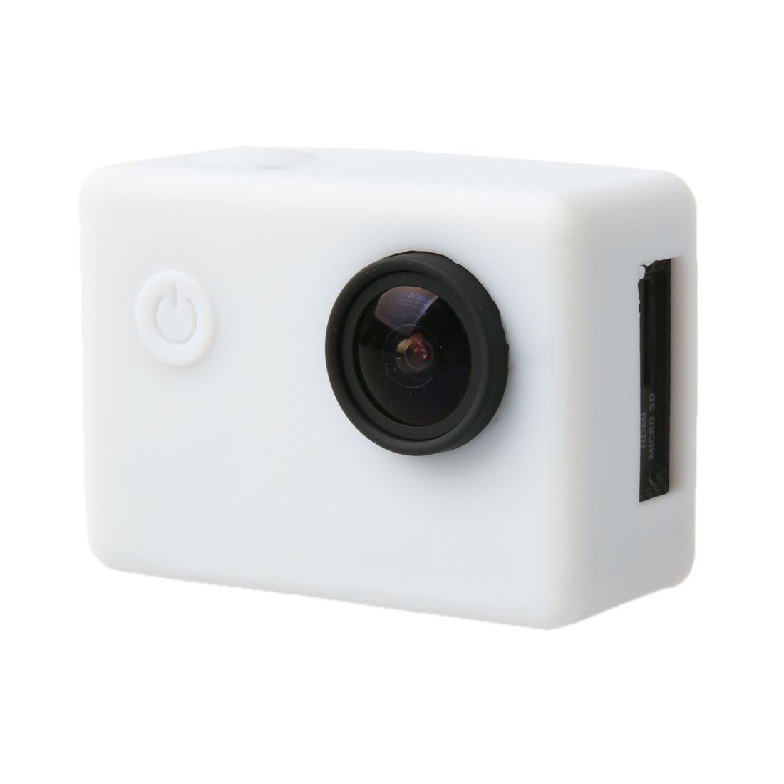 Silicone Gel Protective Case for SJCAM SJ4000 / SJ5000 Sport Camera (White)