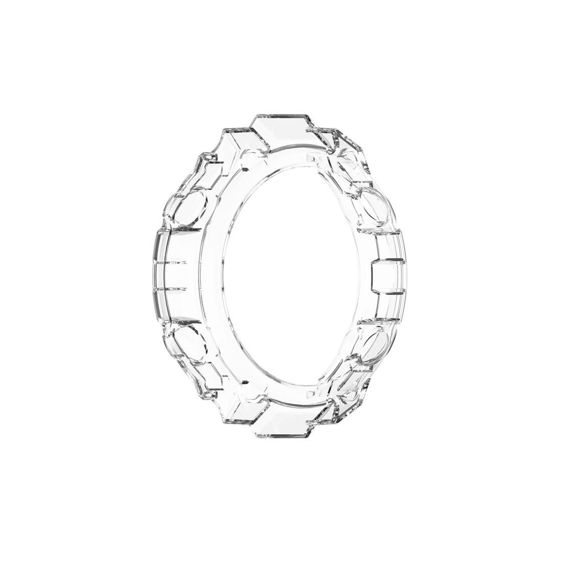 For Huami Amazfit T-Rex A1918 Tyrannosaurus TPU Watch Case (Transparent White)