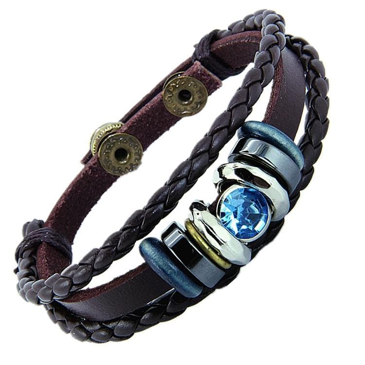 Lover Bracelets Cool Men Woman Soft PU Leather Bracelet (Pink)