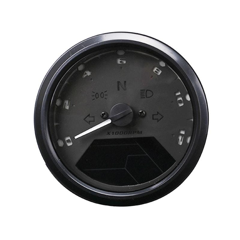 Speedpark Universal Motorcycle Retro Modified Instrument Odometer LCD Instrument Assembly
