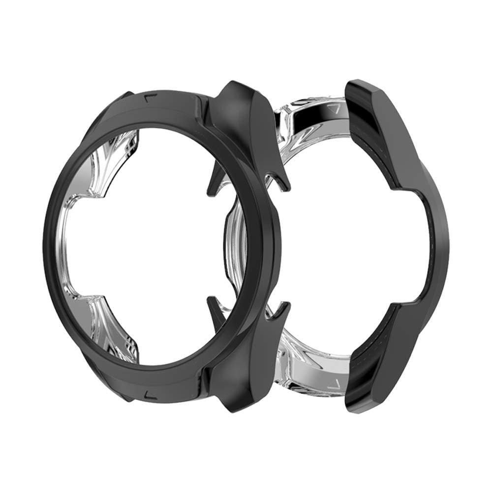 For Ticwatch Pro Galvanized TPU Half-package Watch Case (Silver)