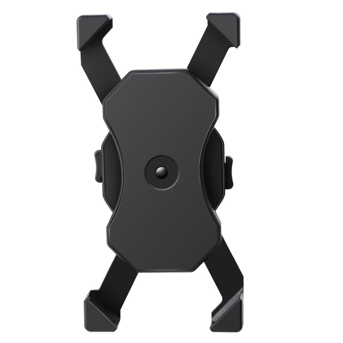 Handlebar Seatpost Pole Mount Bicycle GPS Navigation Handbar Bracket Phone Clamp for GoPro HERO8 /7 /6 /5, Suitable for 4.0-6.5 inch Mobile Phones (Black)
