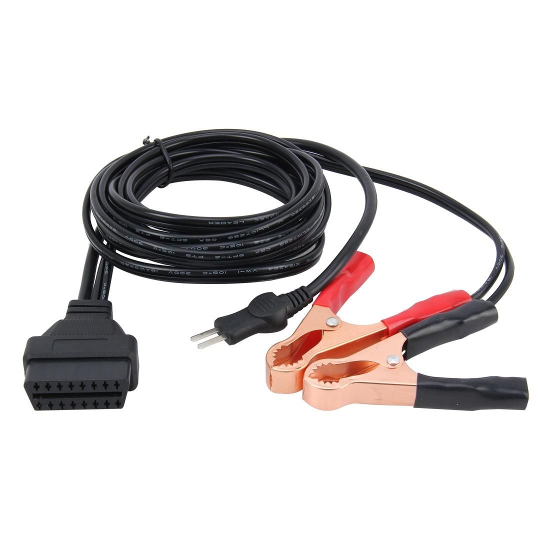 Dedicated Detector PP2000 Cable Lexia-3 PP2000 Power Clamp OBD2 Cable Smart Car Booster Cable for Citroen / Peugeot Lexia3 Lexia Cable OBD2 Cable, Length: 2.5m