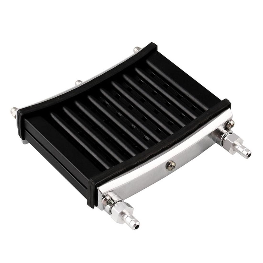 MB-OCC041 Motorcycle Modification Accessories Universal Aluminum Engine Oil Radiator Set for 125cc / 140cc / 150cc Motorcycles