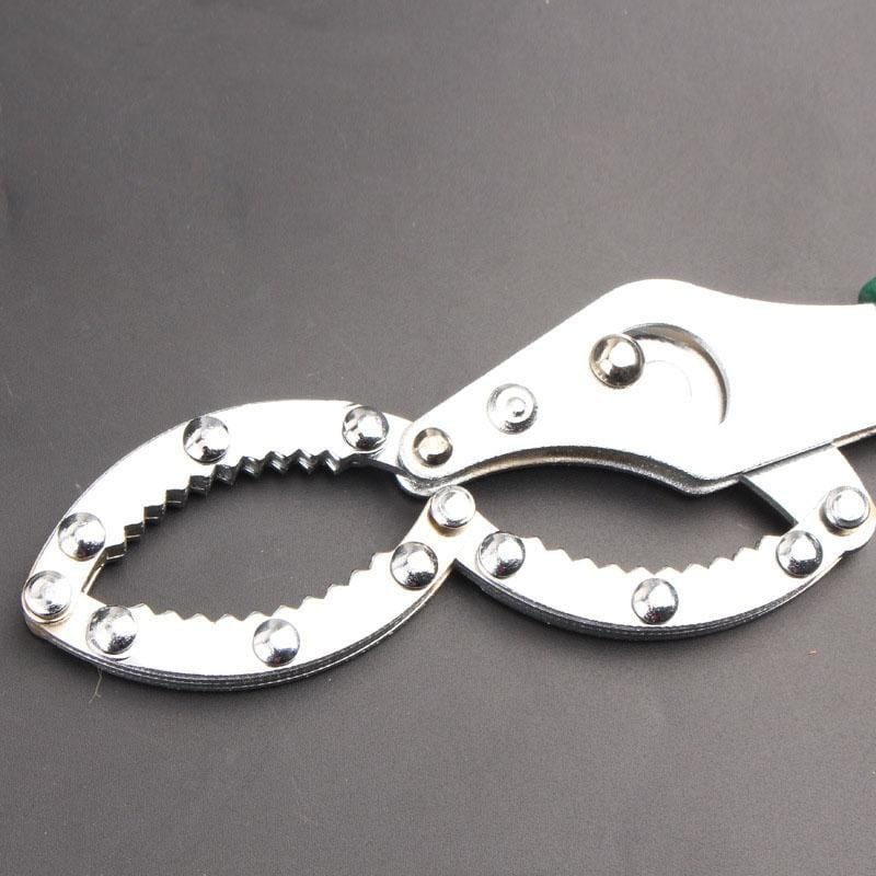 Adjustable Filter Wrench Fast Oil Filter Spanner, Size:M (Green)