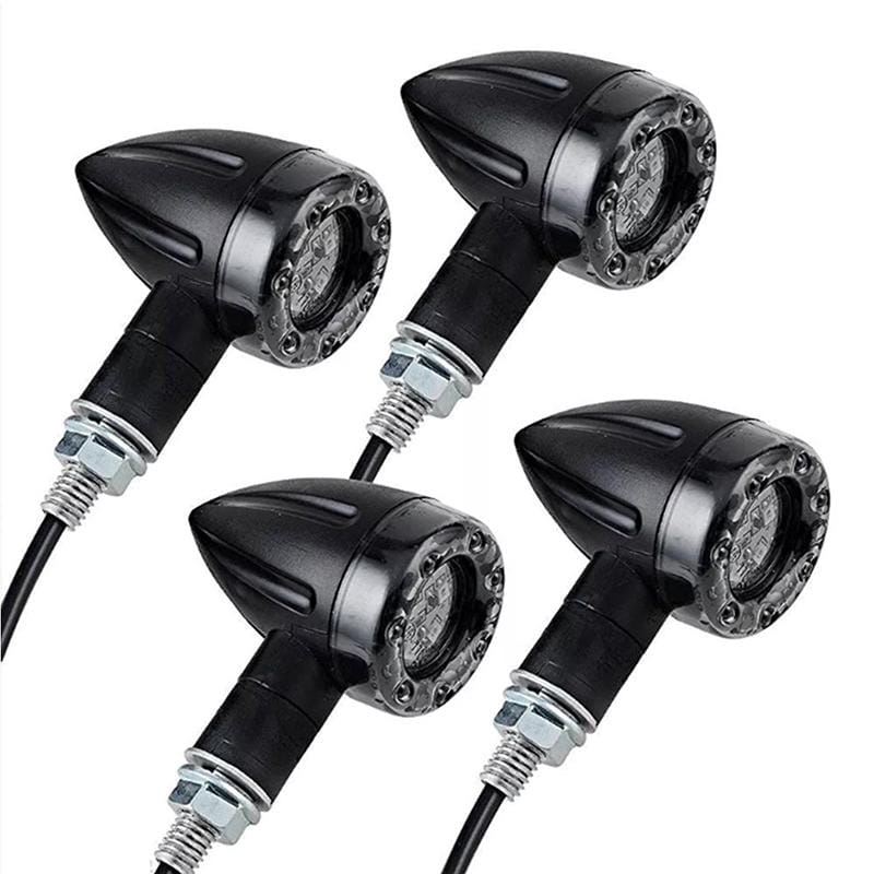 4 PCS DC 12V Motorcycle 13-LED Tail Turn Signal Lamp Indicators Blinker Light,