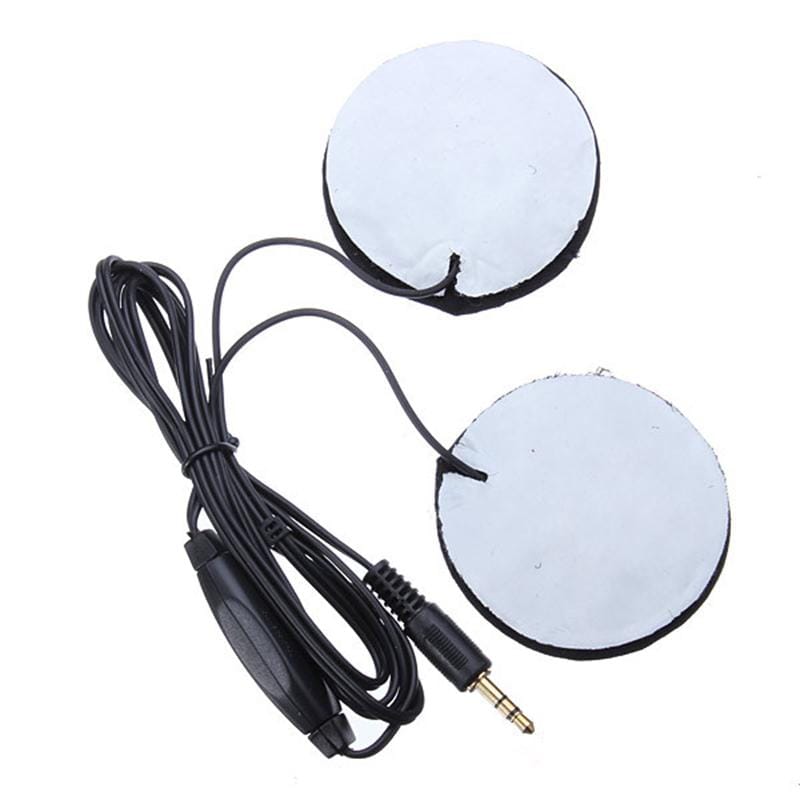 3.5mm Motorcycle Helmet Earphone with Mic for iPhone / Samsung / HTC / Xiaomi / Nokia (Black)