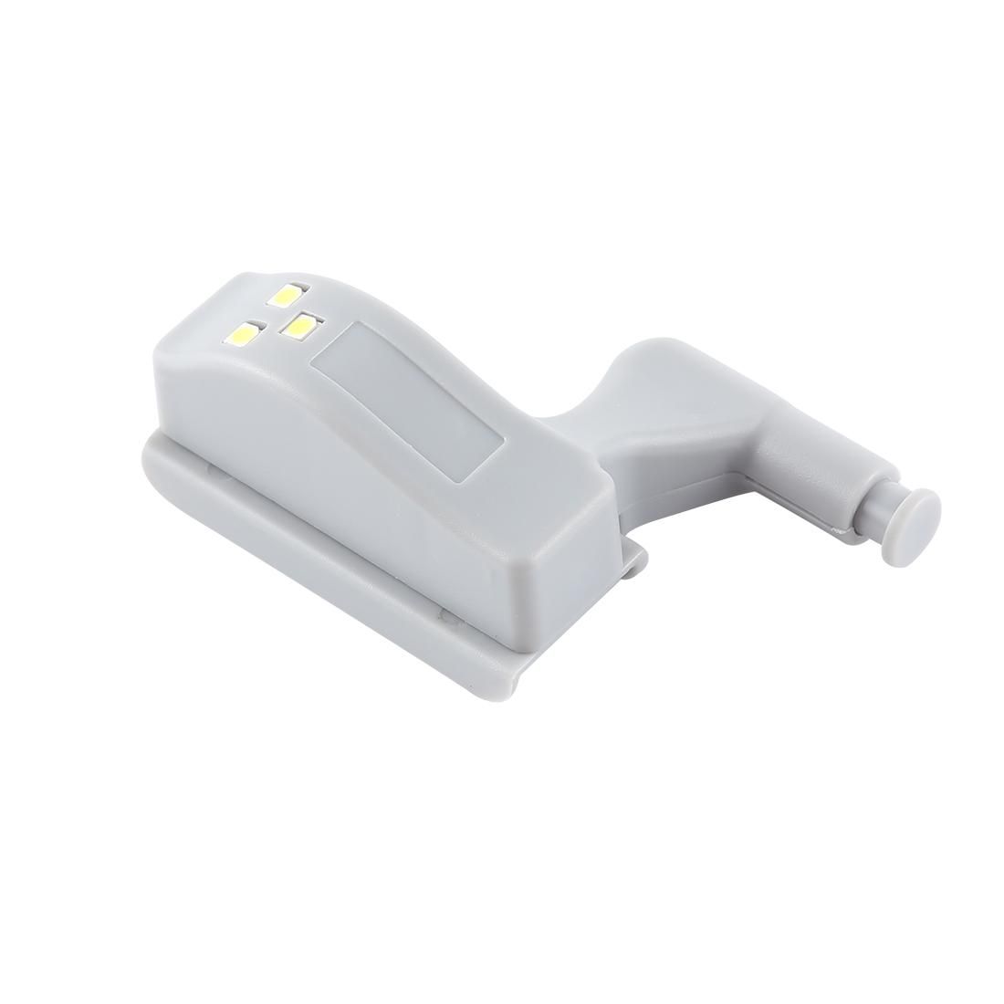 0.3W Universal Inner Hinge LED Sensor lamp Cupboard 3 LEDs Night light Auto ON/OFF Bulb (Warm White)