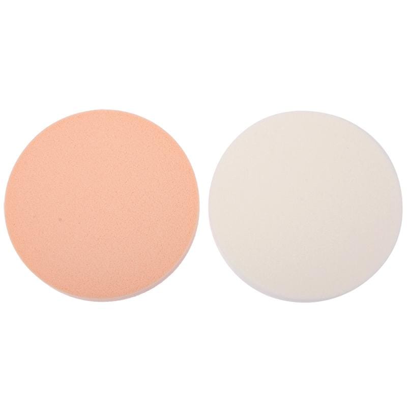 2 PCS Round Shape Professional Use Face Flawless Makeup Powder Puff Sponge