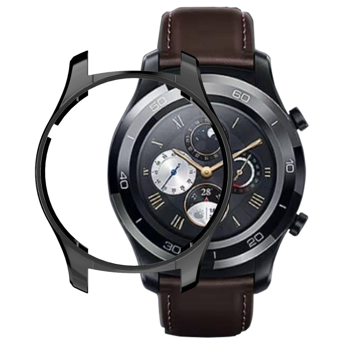 For Huawei Watch 2 Pro Plating TPU Half-package Protective Shell (Gray)