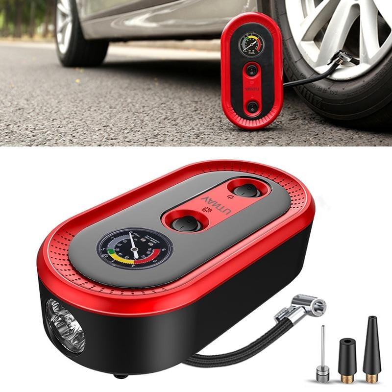 DC12V 120W Portable Mechanical Display Air Pump Tire Inflator Car Tire Pump Inflatable Pump