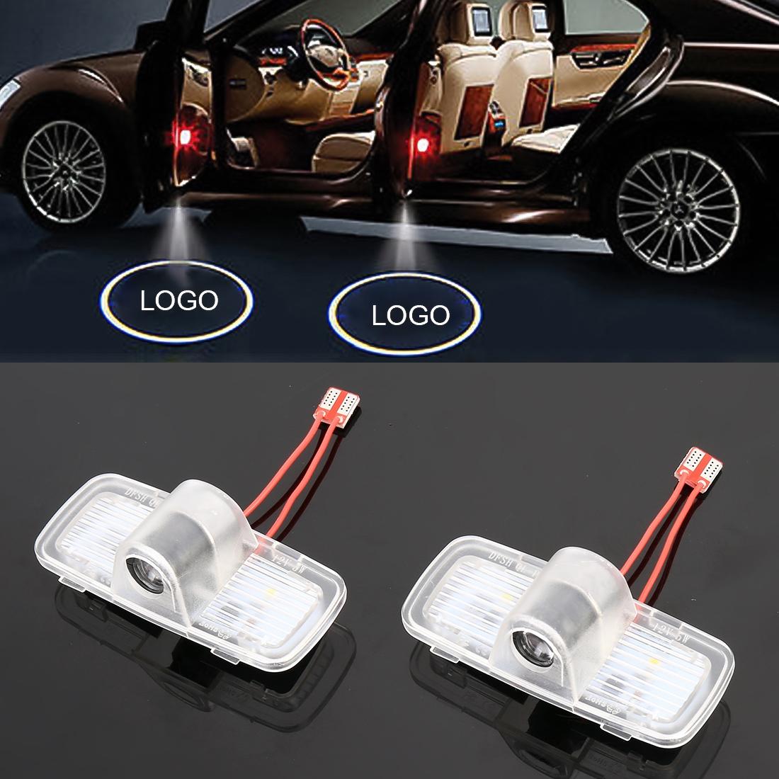 2 PCS DC12V 2.2W Car Door Logo Light Brand Shadow Lights Courtesy Lamp for Honda