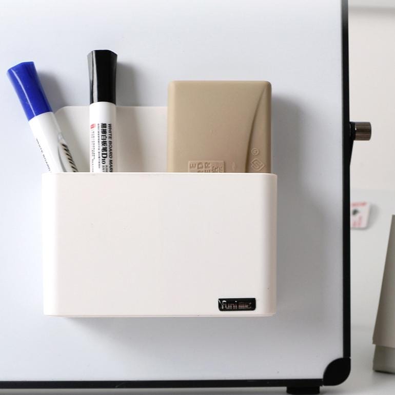 4 PCS Funi Magnetic Storage Box Adjustable Thick Storage Office Stationery Pen Holder Random Colour