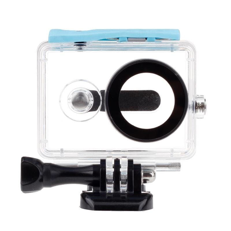 XM39 Waterproof Housing Protective Case with Buckle Basic Mount for Xiaomi Xiaoyi Sport Camera (Transparent)