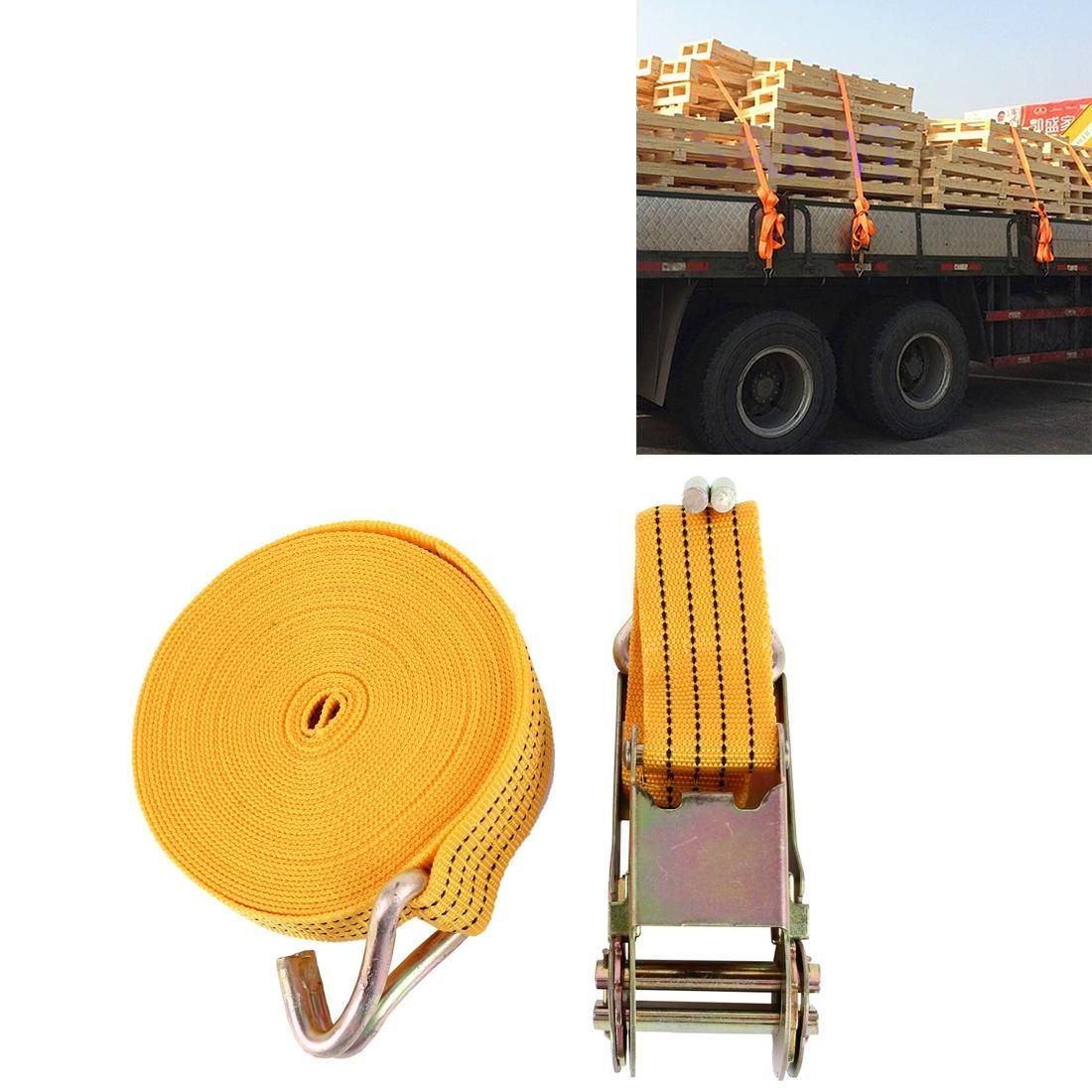 ST-213 10m�4.6cm 2 Ton Car Bundled Device with Hook And Buckle High Strength Cable Cord Heavy Duty Recovery Securing Accessories for Cars Trucks