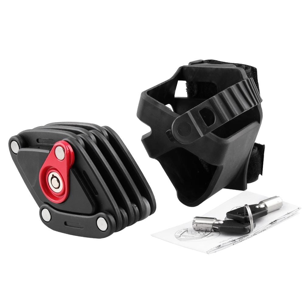 Foldable Motorcycle Lock Bike Lock Strong Security Anti-theft Lock with 2 Keys