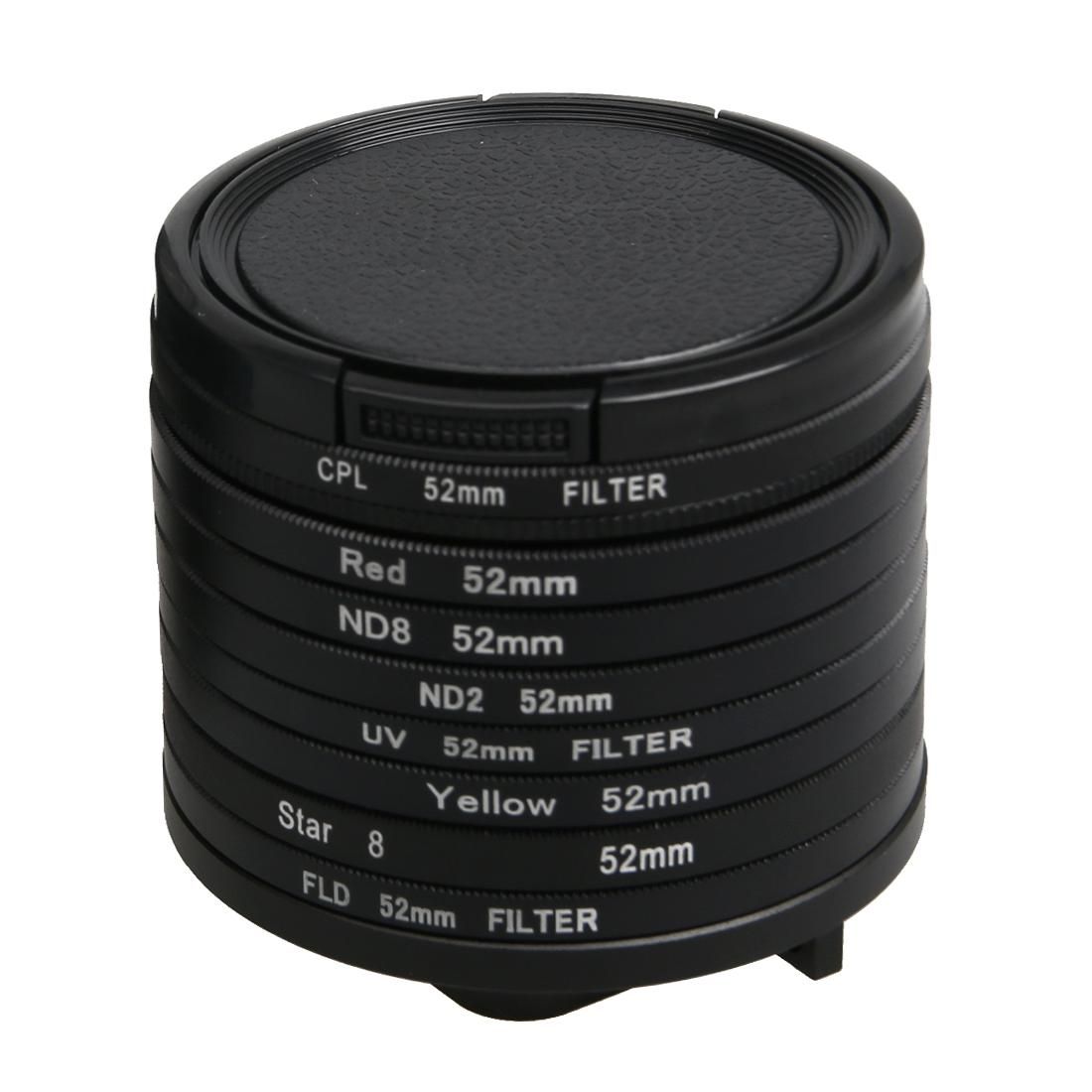 For GoPro HERO5 Sport Action Camera Proffesional 52mm Lens Filter & Waterproof Housing Case Adapter Ring