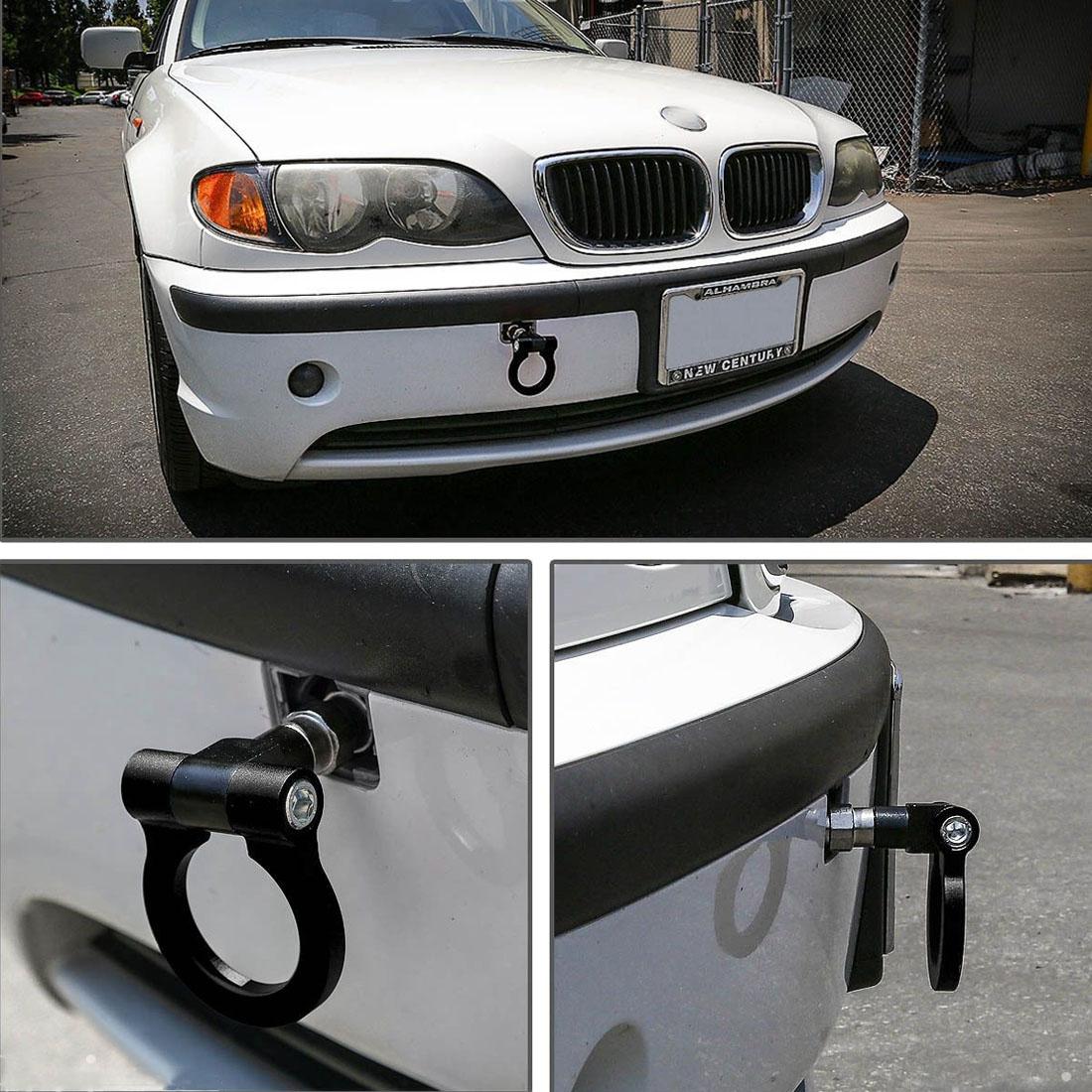 5pcs Universal Racing Car Tow Hook Fit For BMW E46 E81 E30 E36 E90 E91 and other European Car Auto, Random Color Delivery