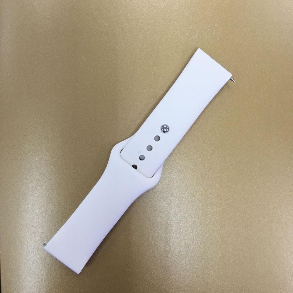 Monochrome Silicone Strap for Samsung Galaxy Watch Active 2 22mm (lilac)