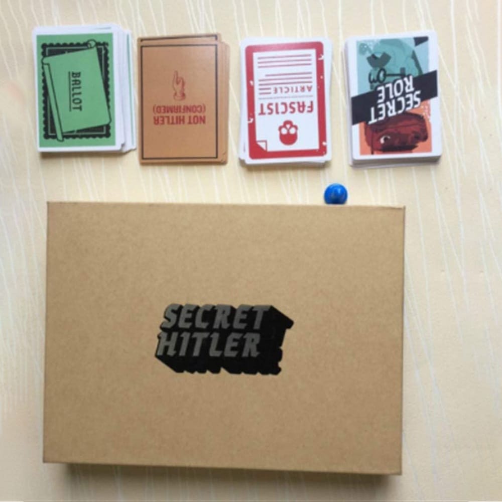 Funny Card Game Secret Hitler Yellow Box Party Game for - Yellow Box