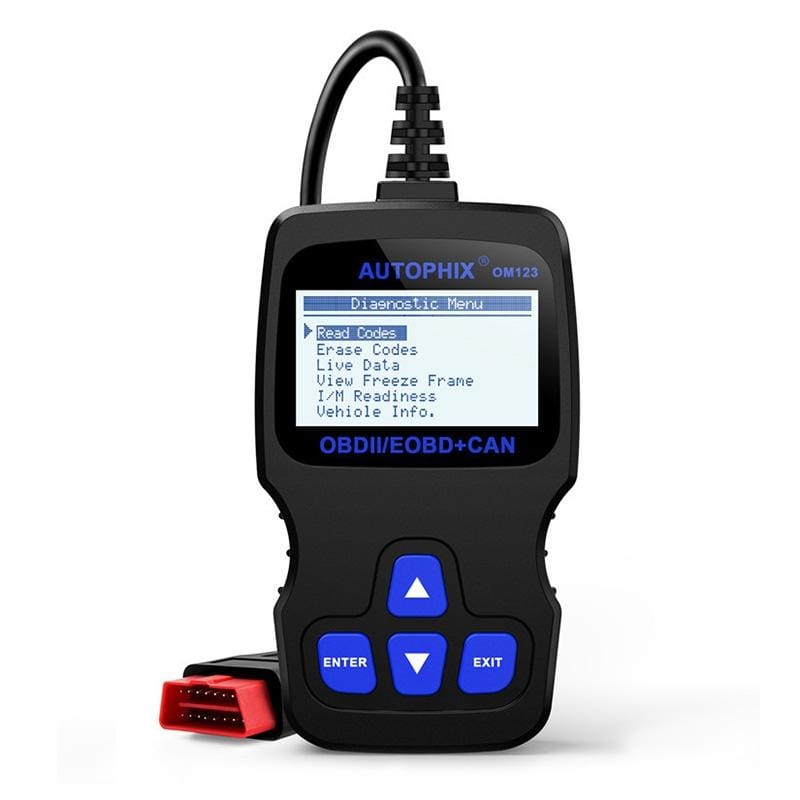 AUTOPHIX OM123 Car Portable OBD2 Scanner Car Diagnostic Tool OBD 2 Automotive Scanner EOBD Code Reader (Style1)