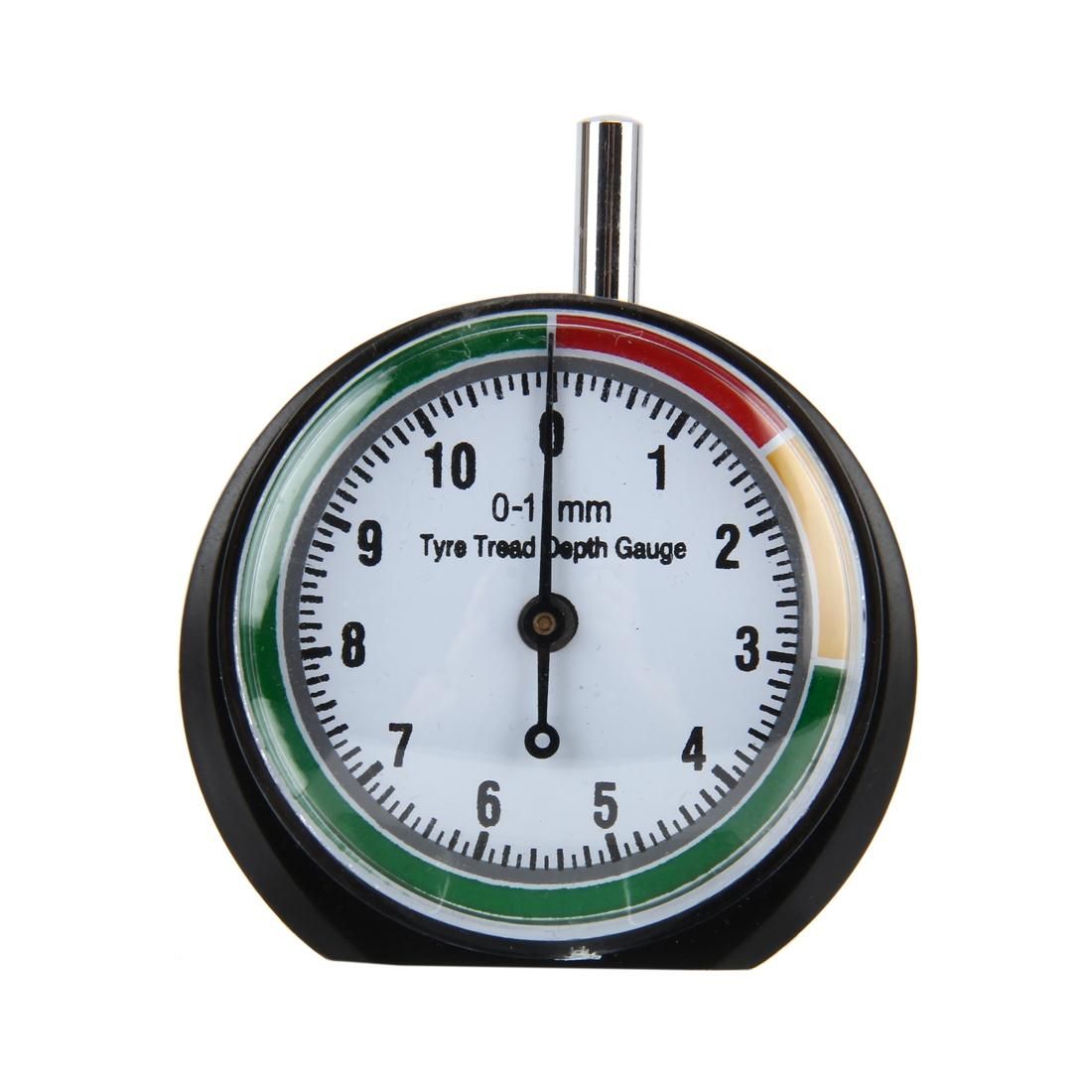 Car Wheel Tire Pressure Tread Depth Gauge Meter Pointer Indicator Measurement Device Tire Condition Monitor Display Accessories