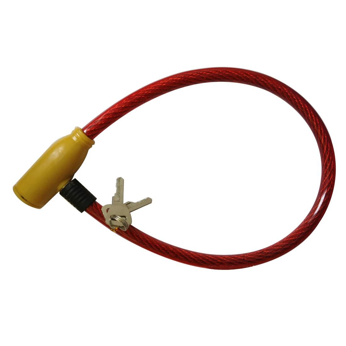 Motorcycle Bike Anti-theft Lock with Keys (Red)