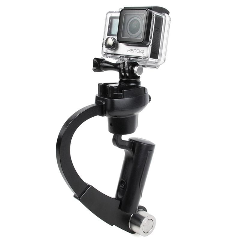 HR255 Special Stabilizer Bow Type Balancer Selfie Stick Monopod Mini Tripod for GoPro HERO4 /3+ /3 (Green)