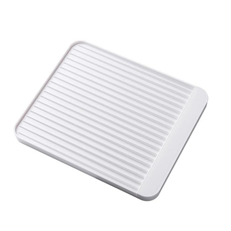 Simple Non-slip Diatom Mud Cup Drain Tray Storage Filter (White)