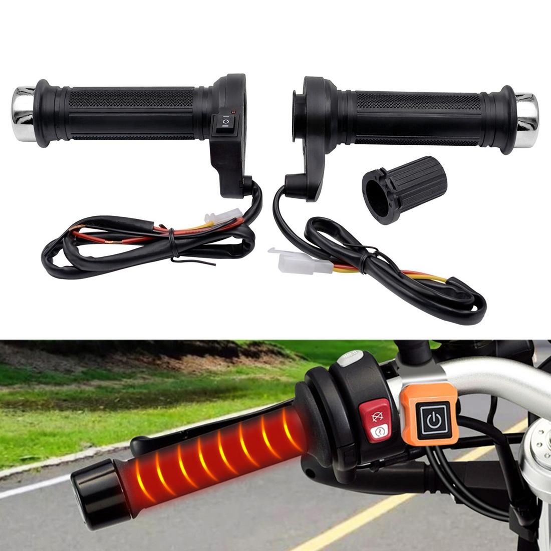 CS-392A1 Motorcycle Modified Electric Heating Hand Cover Heated Grip Handlebar