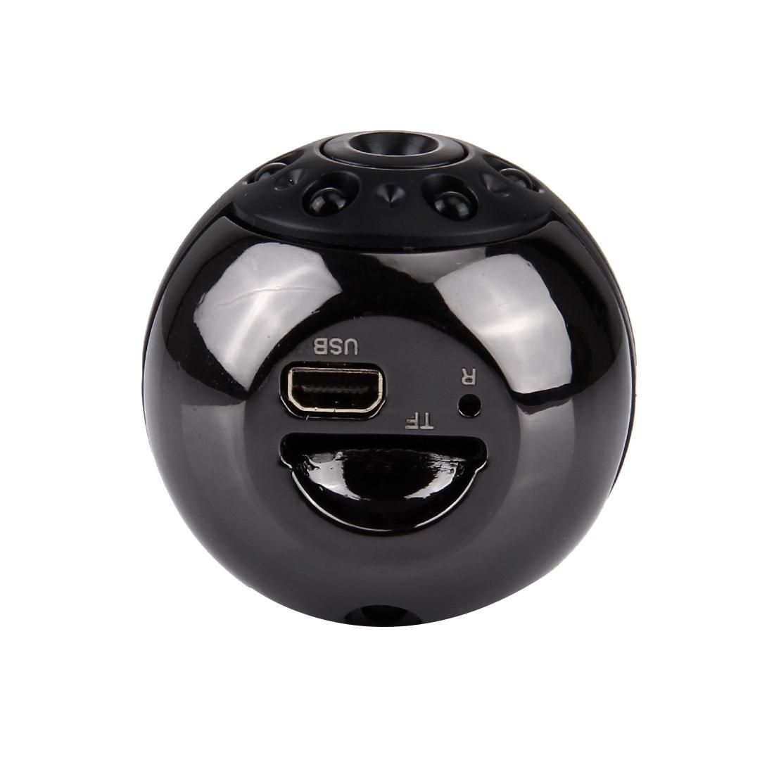 360 Degrees Rotating Full HD 1080P Mini DV Digital Video PC Camera Sport Action Camera Camcorder with Holder & Clip, Support TF Card & TV OUT Connection (Black)
