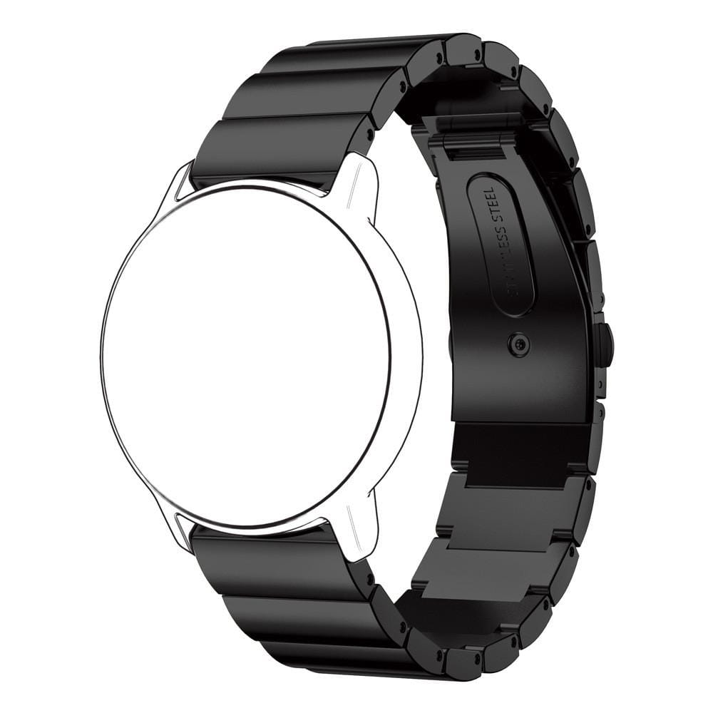 22mm For Huawei Watch GT2e GT2 46mm A Flat Buckle Stainless Steel Strap (Golden)